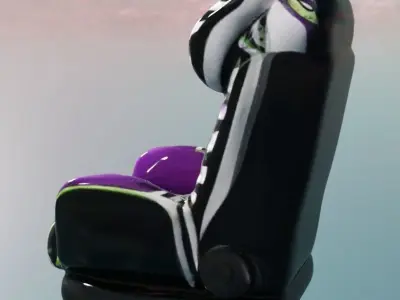 baby Car Seat Beetlejuice  Low-poly 3D model