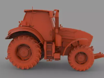 Deutz Fahr 7250 TTV 3D print model
