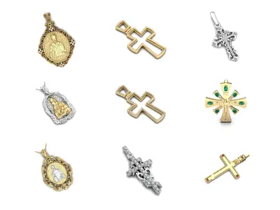 RELIGIOUS PENDANT IN 3DM 3D print model