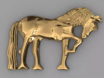 Horse 3D print model