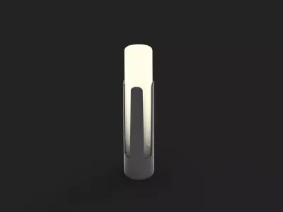 Luxury Lighted Bollard 3D model