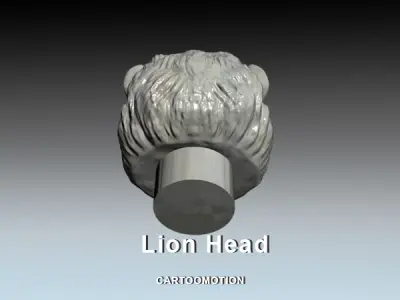 Lion Head 3D print model