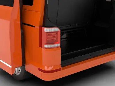 Volkswagen T6 Transporter 2019 HQ 3d model  3D model