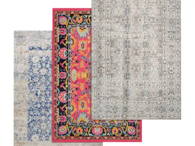 Rug Set 1721 3D model