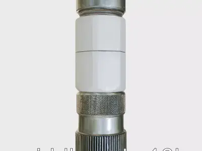 Compact Monocular Telescope for Outdoor Adventures Low-poly 3D model