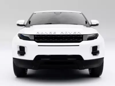 Land Rover Range Rover Evoque 2011 Low-poly 3D model
