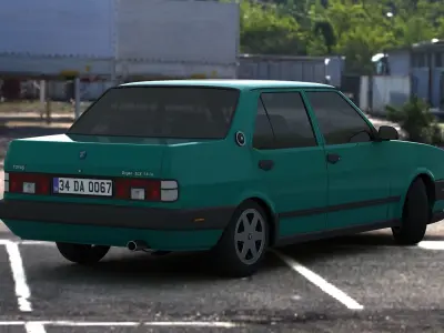 Tofas Dogan SLX Low-poly 3D model