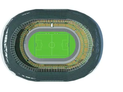 Stadium soccer 3D model