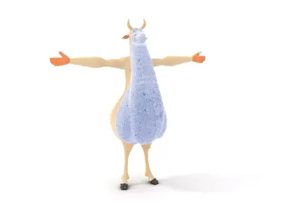 Charming Llama model pack Low-poly 3D model