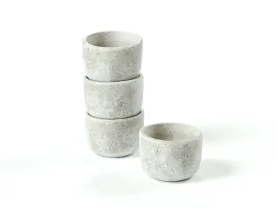 POLYPASTA - Concrete candle holder 3D model