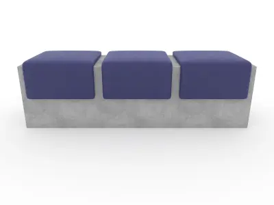 Stadium Seats 17 3D model