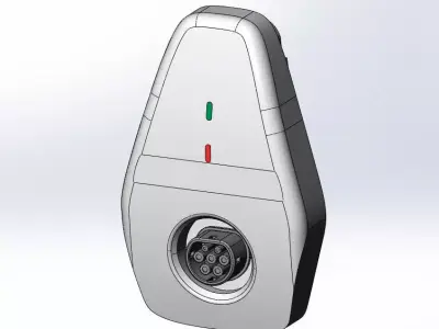 BYD charger 3d model dimensions connection 3D model