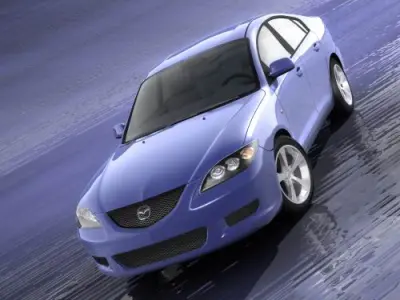 Mazda 3 sedan 2004 3D model