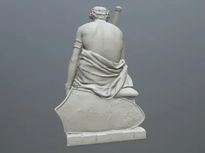 Man Statue 3D print model