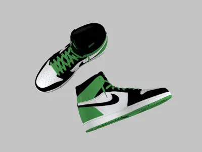 Nike Jordan Green 3D model