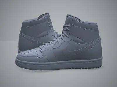 Air Jordan1-retro sneaker-3d printable 3D print model
