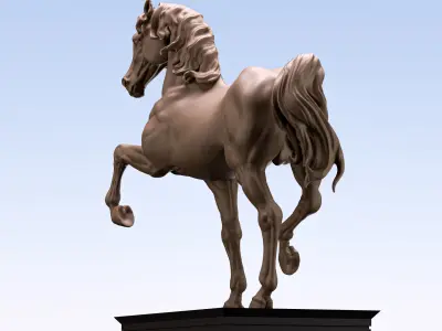 Arabian horse 3D print model 3D print model