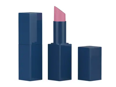 Lipstick styrofoam lip balm container Free 3D model