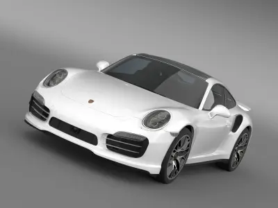 Porsche 911 Turbo S 2013 3D model