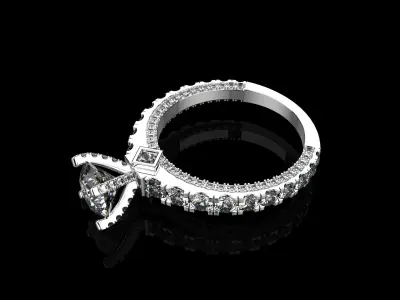 Wedding ring  3D print model