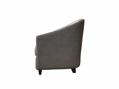 3d Model Stylish Room Interior With Comfortable Papasan Chair 3D model buy