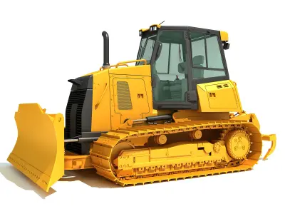Bulldozer Construction Dozer 3D model