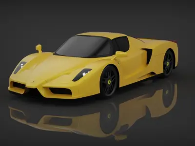 Ferrari Enzo Low-poly 3D model buy