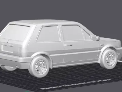 Fiat Uno 3D Car Model 3D print model