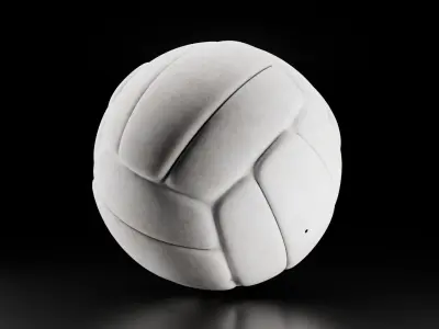 volleyball  Low-poly 3D model