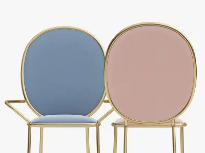 Stay Dining Chair 3D model