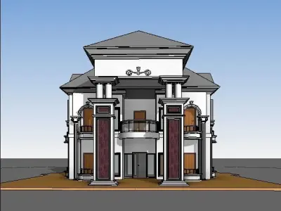 Classical Building 3D model buy