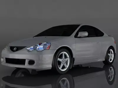 Acura RSX Type-S Low-poly 3D model