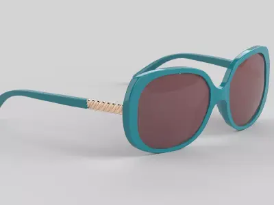 Ninewest Eyewear Glasses Low-poly 3D model