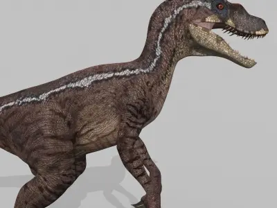 Raptor Forever - 8K 3D model