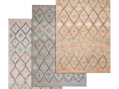 Rug Set 2071 3D model