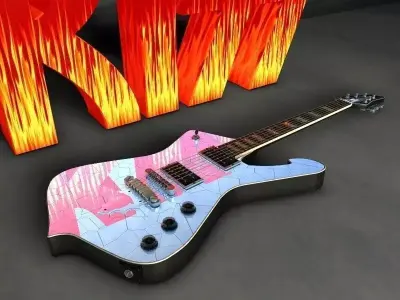 Kiss Ibanez Ps10th 3D model