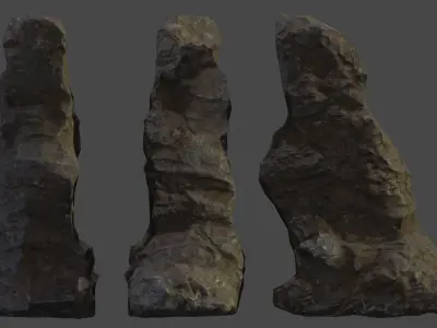Generic Rock Free low-poly 3D model