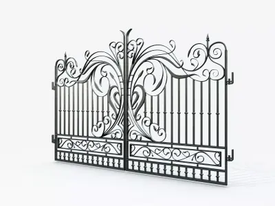 Ornate Decorative Gate 3D model