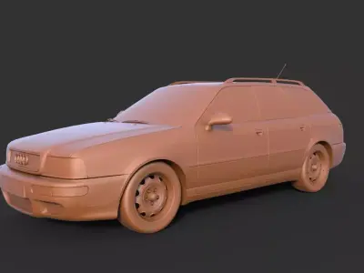 Audi 80 SW 3D print model