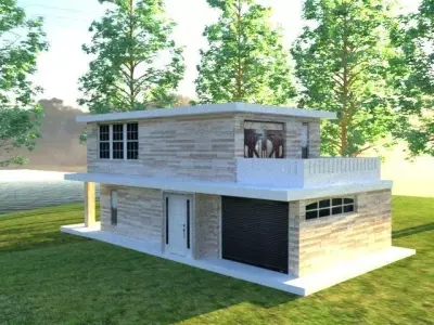 HOUSE FOREST 3D model