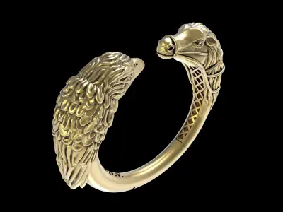 House bangle bracelet  3D print model