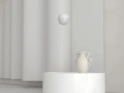 Decorative wall panel set 94 3D model