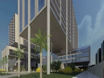 office bulding complete revit project 3D model