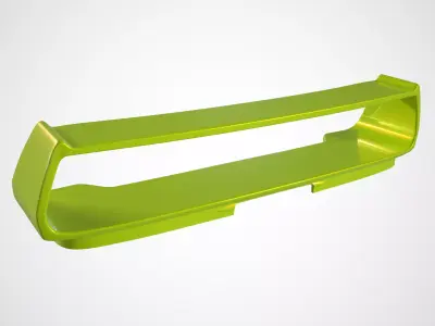 SUBARU IMPREZA WRX STI 2006 SPOILER 3D print model