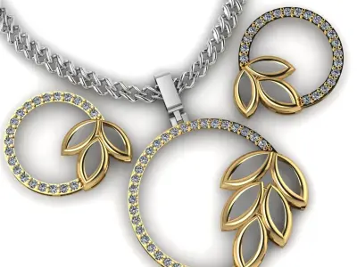 Necklace 3D print model purchase