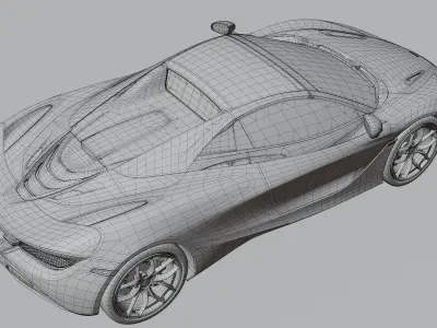 Mclaren 720s 3D model