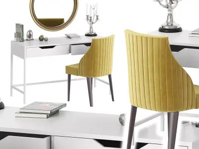 DRESSING TABLE SET 1 3D model