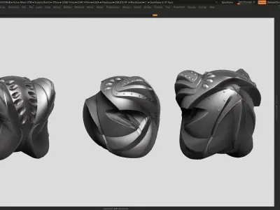 Modern Abstract sculpture 3d print model 143 3D print model
