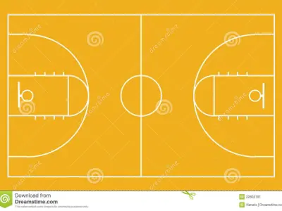 hangar empty basketball court Free 3D model