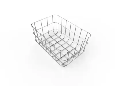 Wire Bin M04 Low-poly 3D model